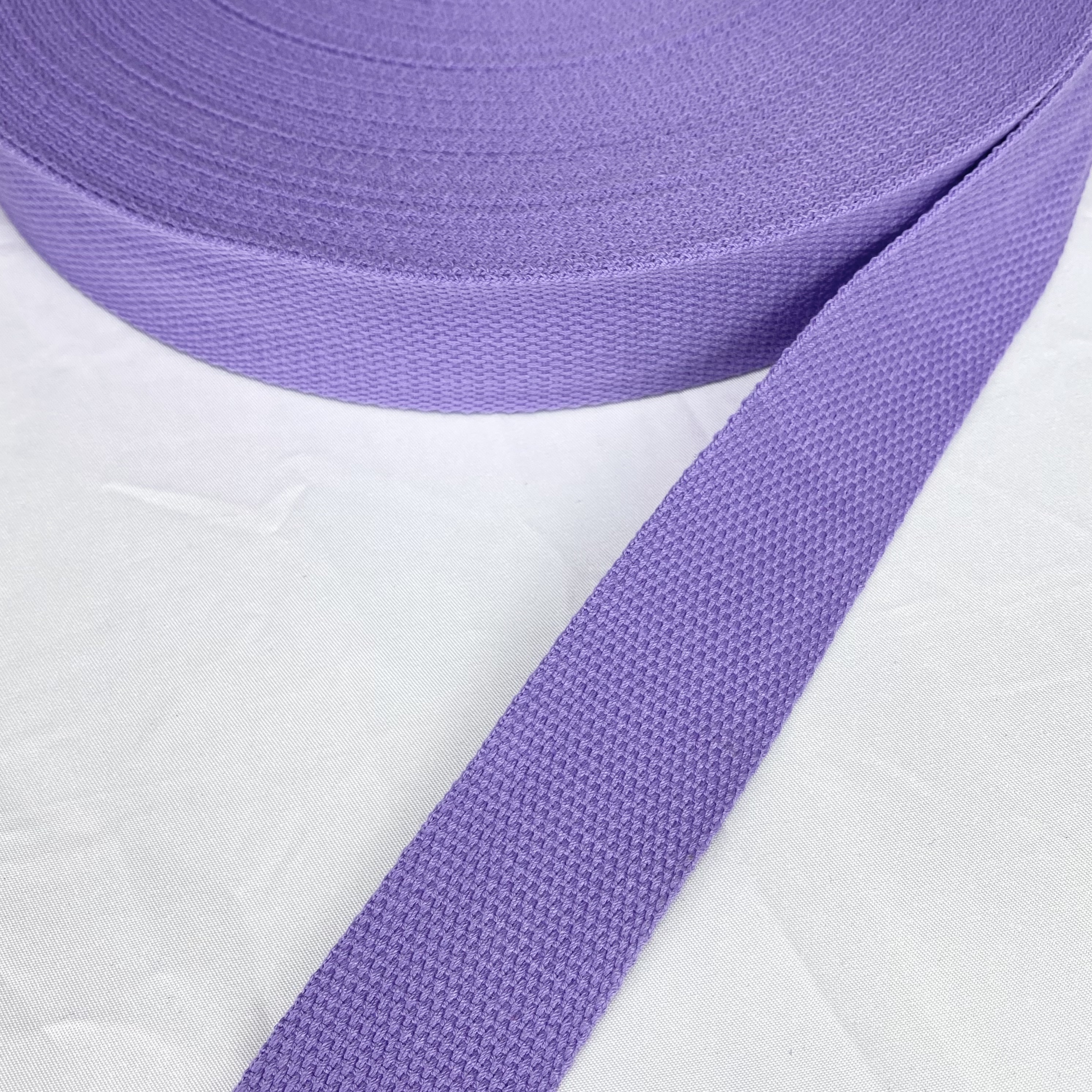 Soft bead Polyester-cotton webbing in a variety of colors Dupont Tote bag strap Textiles