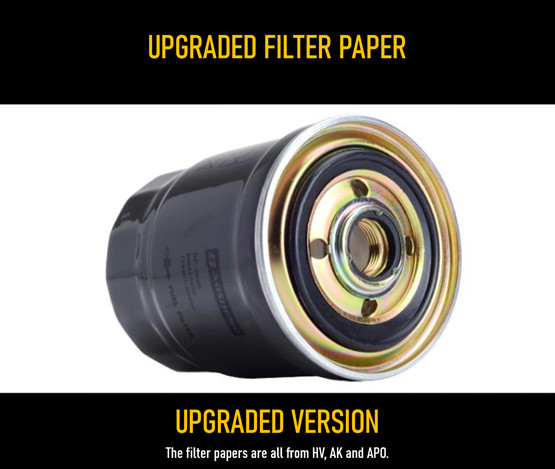 Paper Filtration MB220900 Excavator Fuel Filter For  EC55