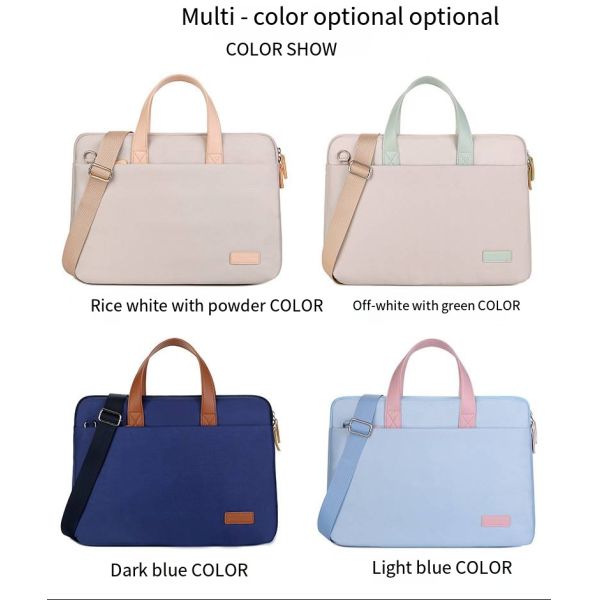 Canvas Portable Computer Bag Customized Color Waterproof Laptop Case Business Bags