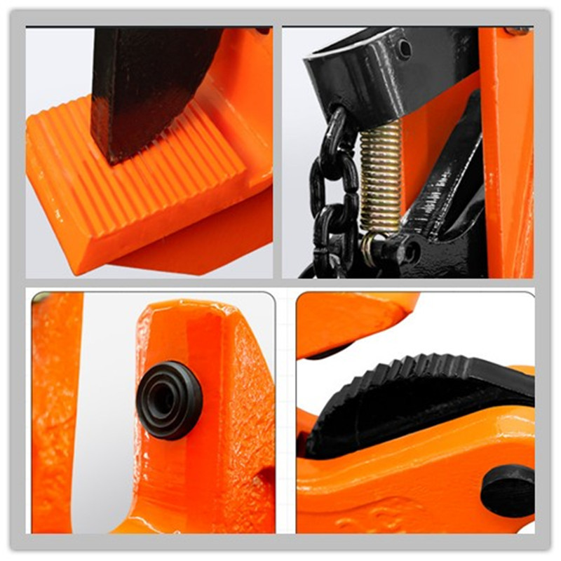 Steel Plate Lifting Clamp Anti Slip Heavy Duty Lifting Clamp With Wide Jaw Range