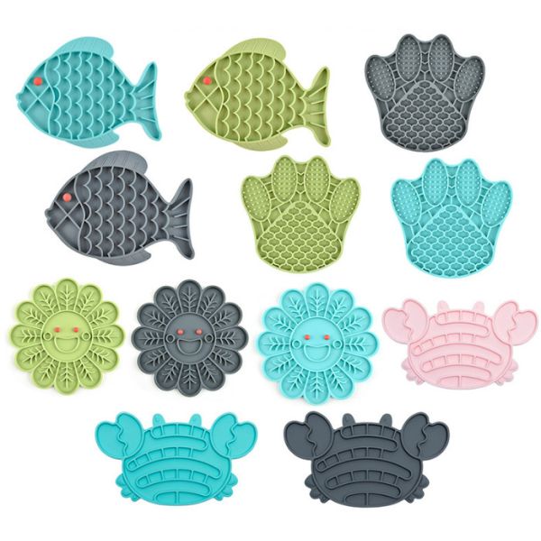 Фидер собаки медленный лижа циновку с чашками всасывания для обслуживаний собаки & кошачьей еды