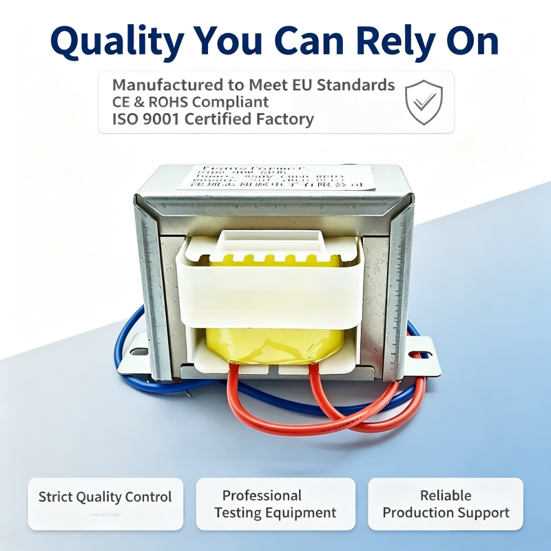 EI66 Audio Transformer Encapsulated Isolation Transformer for Low Frequency Applications with Copper Wire
