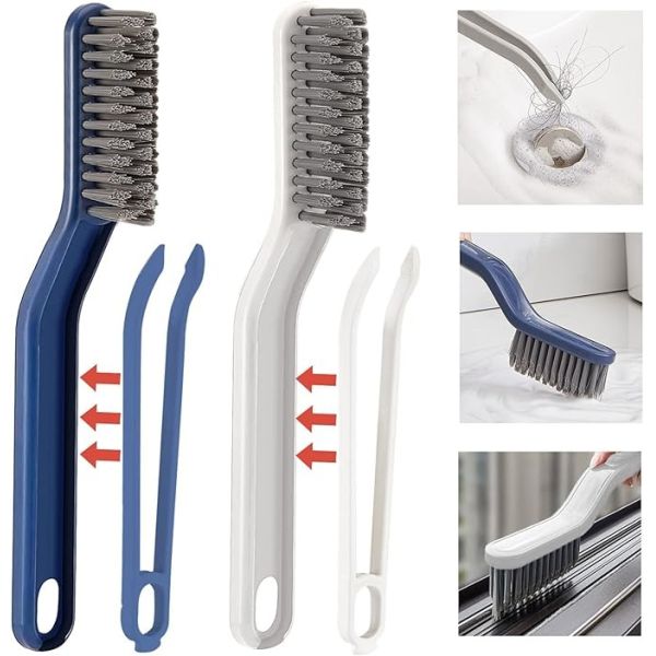Patent Design 2 In 1 Multipurpose Crevice Cleaning Brush Customized