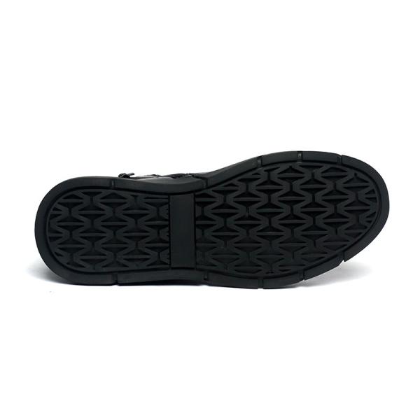 Black Anti Slippery Outdoor Mens Leather Casual Boots