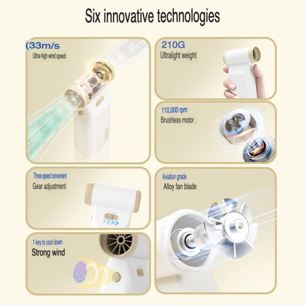 Custom Cool Camping Accessories Portable Violent Fan Durable Customized