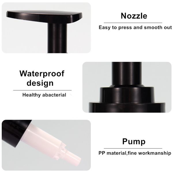 24mm Plastic Lotion Bamboo Lotion Dispenser 2.50ml/T Plastic Lotion Dispenser For Body Lotion