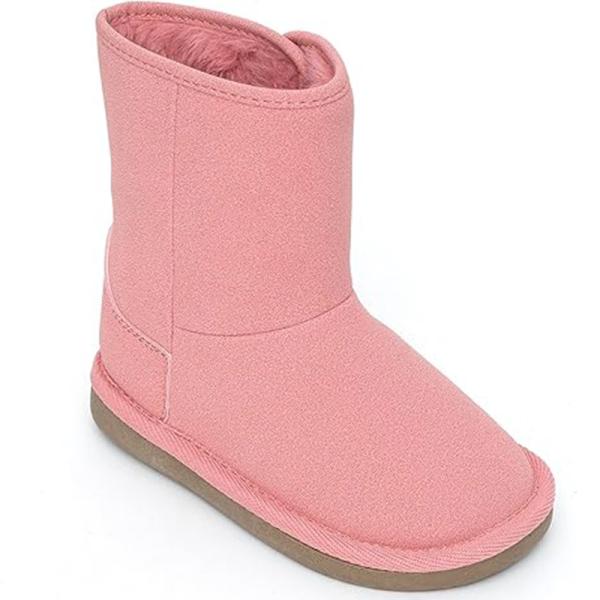 2023 Wholesale Price Long Beer Fleece Plush Medium Kids Warm Boot Thick Insulation