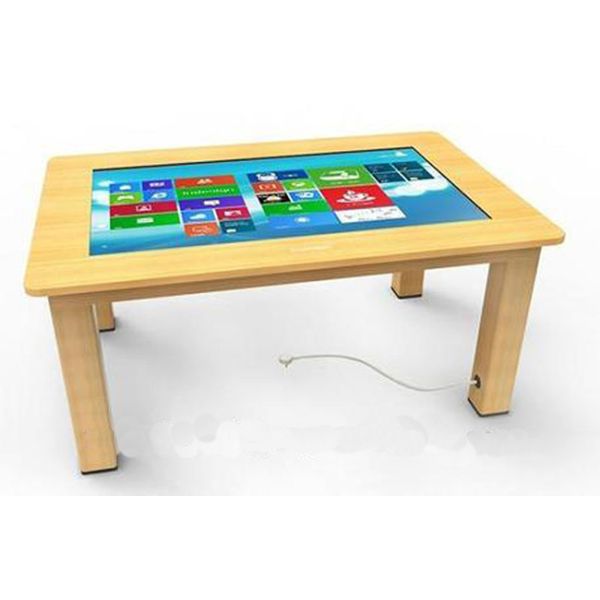 Lcd Interactive Smart Home Touch Screen Table Multi-Function Table With Computer For Kids / Family / Meeting