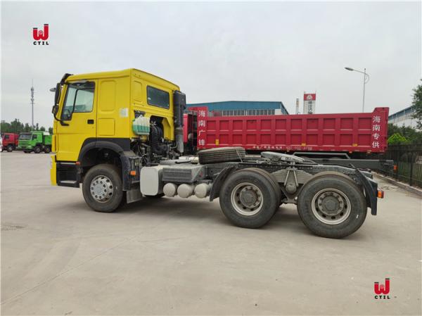 SINOTRUK CNHTC HOWO 6X4 reforçados quadro a venda principal do caminhão do poder de cavalo 420 semi em Gana
