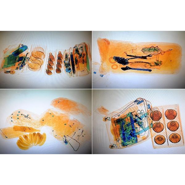 Экономическая машина блока развертки багажа аэропорта x Рэй MCD 10080 34mm стальная