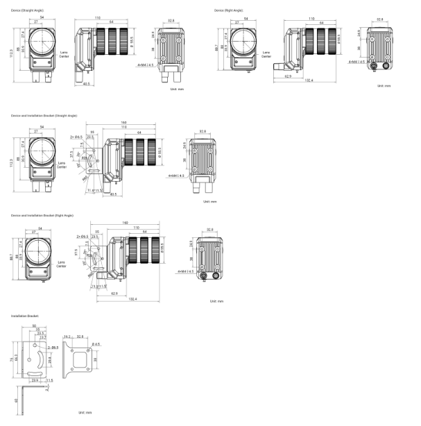 HIKROBOT MV-SC5100XM-00C-NNN SC5000X series Smart Camera，10MP，Mono, C-Mount