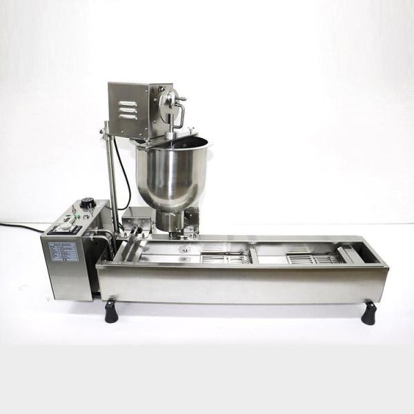 Fileira de cozimento comercial Mini Donut Machine automático da maquinaria do petisco do equipamento única