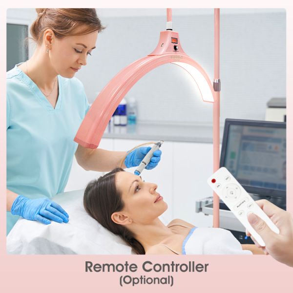 60w Ласши 3200k 6500k Led Half Moonlight Fill Lamp With Tripod Stand For Beauty Makeup Spa (Ледующая лампа с триподом для косметического макияжа)