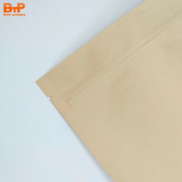 Custom Printed Stand up Kraft Paper Recyclable Ziplock Heat Sealable Pet Food Packaging Doypack Pouches Mylar Bags With Window