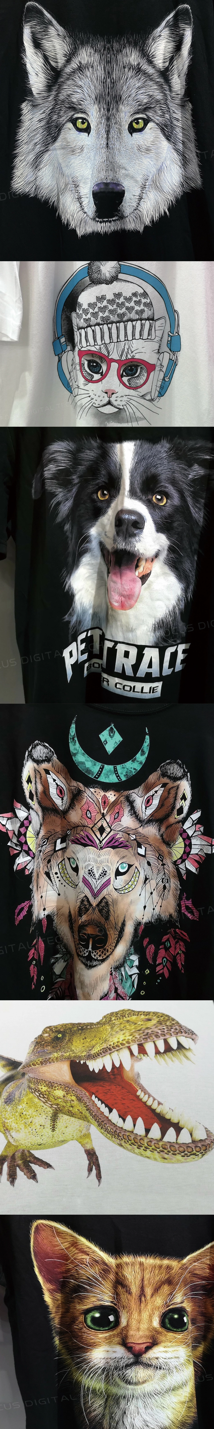 Máquina de impressão 2065 * 1705 * 1240mm do t-shirt do leito A3 Digitas do Desktop