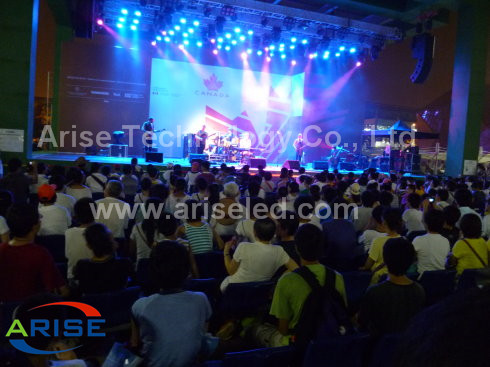 Slim High Definition P5mm Outdoor Smd Led Display Rental Die Casting Aluminum,P6.67mm , 8m