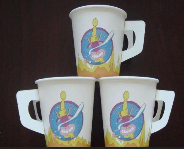 Hot Drinking Paper Cup Handle Machine 6-16oz Speed 35-45pcs/Min 2700 X 1200 X 1400 Mm