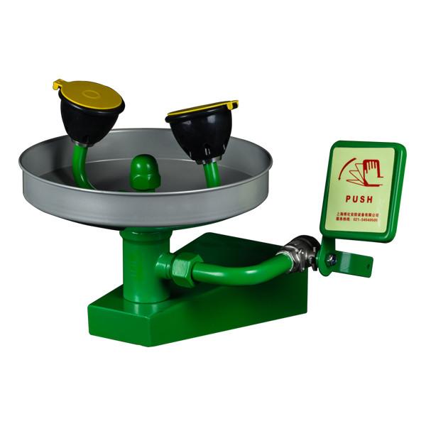 Green Wall Mounted Eye Wash Station Stainless Steel Countertop Eyewash BH33-1011L