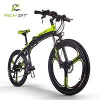 Top lunar plegable elegante 880 de Richbit de la forma de la bici del litio eléctrico de la batería 36v 250w 9.6ah