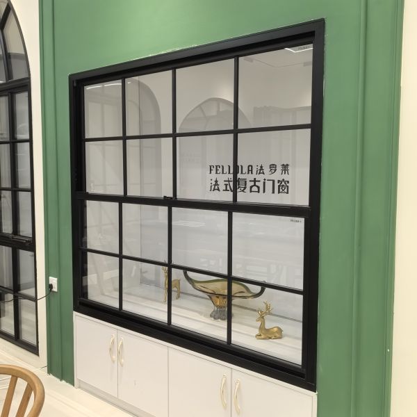 Aluminium Frame Room Sash Window , Partition Sash Window Moisture Resistance