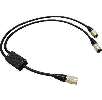 Sound Devices ZAXCOM Power Coiled twist Cable D-Tap to 4PIN Hirose Male