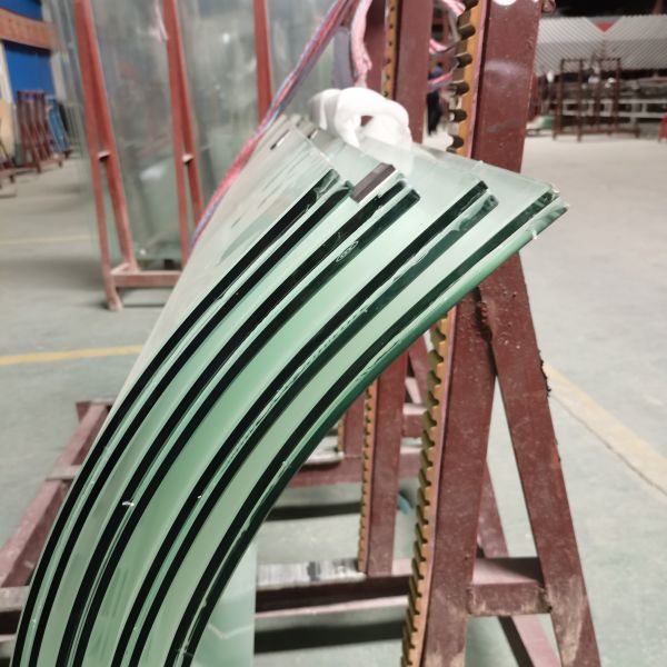 UV Protection Laminated Tempered Glass OEM With Frost Film