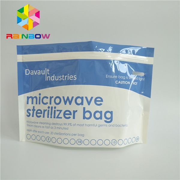 Baby Food Stand Up Zipper Pouch Bags Stand Up Microwave Steam Steriliser Type