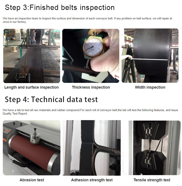 Конвейерная лента EP300, 1200 мм, стойкая к истиранию
