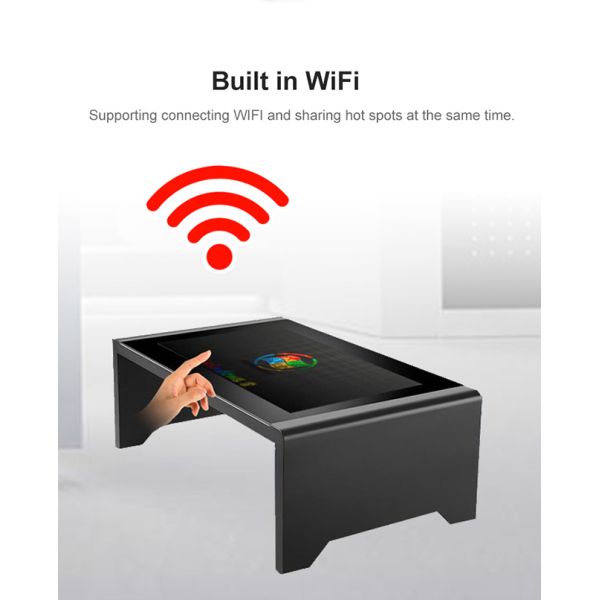 Smart Touch LCD Multi Touch Coffee Table 43 Inch Customization With Windows