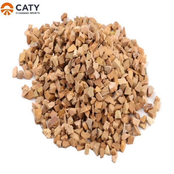 Gránulos de caucho SBR 0.5-2mm para campos de fútbol, Absorción de impactos >53%
