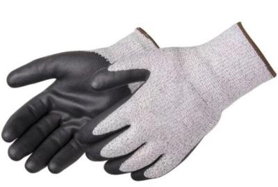 Microfoam Nitrile A5 Cut Resistant Gloves Black Protective Gloves For Cutting