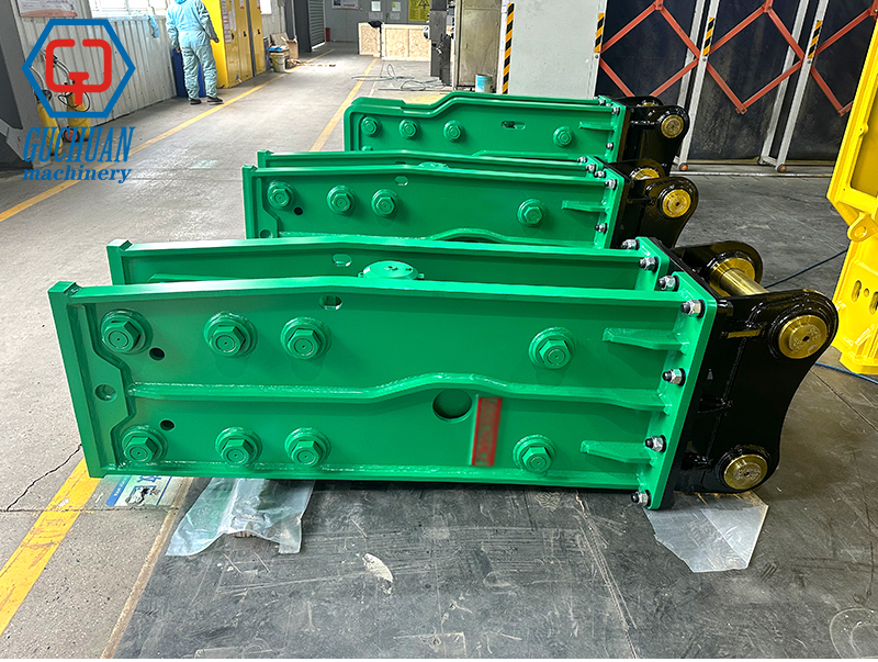 Open Type Hydraulic Breaker | 125mm Chisel SOOSAN SB60 Equivalent Rock Hammer for 15–18 Ton Excavators