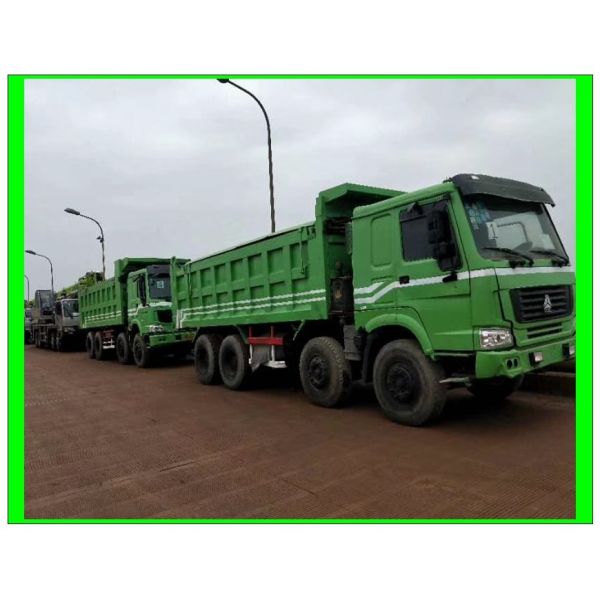 2015 made in china 6*4 10 Tires Sinotruck Howo tipper brakes service dump truck front axles  high tensile strength steel
