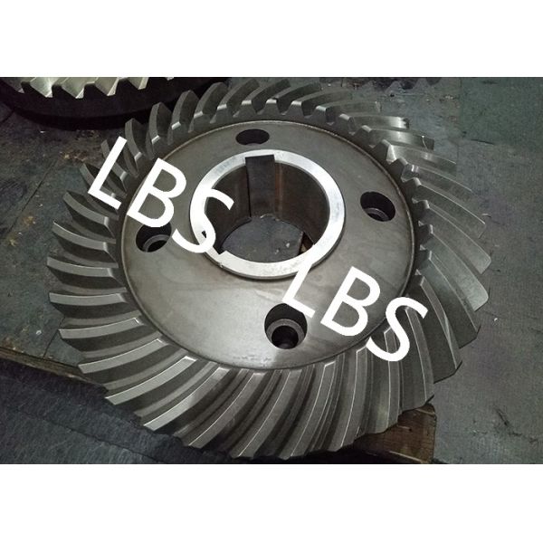 Спиральный бивел двойной спиральной редукторный вал полировка анодическая окисле