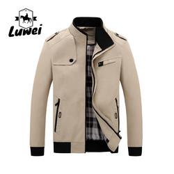 Windbreaker Inverno Calor Turtle Neck Roupa de Outor Utilidade de algodão sólido Moda Slim Homens Bomber Plus Size Coat Roupa de trabalho Jaqueta