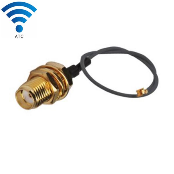 SMA Female Bulkhead Coaxial Cable Connectors DC 3.0GHz To UFL Wifi Antenna