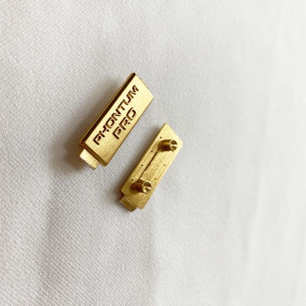 Гальванизируйте серебряную заливку формы сплава цинка, золото анодировал алюминиевые части молнии