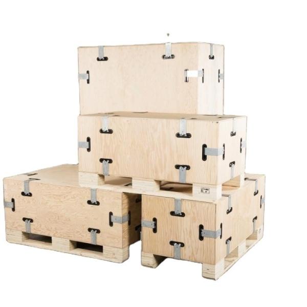 Customized Aluminum Steel Crate Clip Sheet Metal Fabrication Packaging Solution