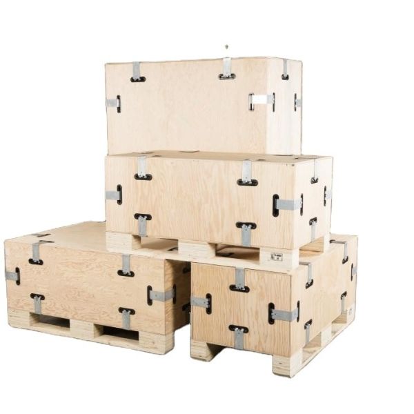 Industrial Stainless Steel Reusable V Shape Stamping Crate Clips for Wooden Cases