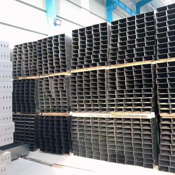 Outdoor Cable Tray Hot Dip Galvanized Non Flammable Fire Resistance And Cover