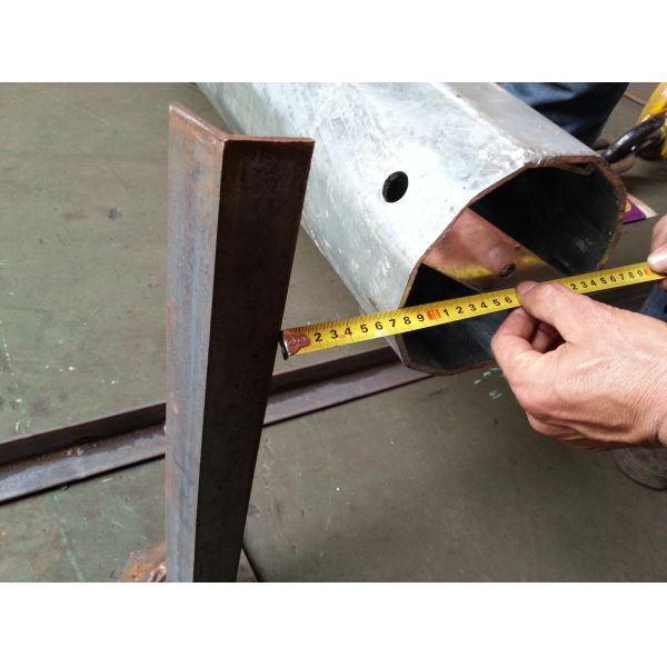 поляк передачи 25фт -100фт низкий Валтаге Филиппины стальной с оружиями угла