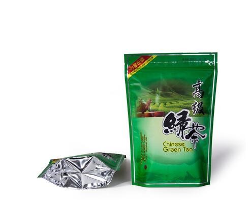 Aluminum Foil k Stand Up Pouch Own Logo Print Customized Resealable Plastic Bags For Tea Packaging