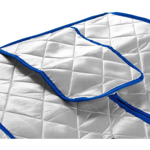 Modern FAR Infrared Negative IR Ion Portable Indoor Personal Spa Sauna with Air Ionizer Heating Foot Pad and Chair Timer