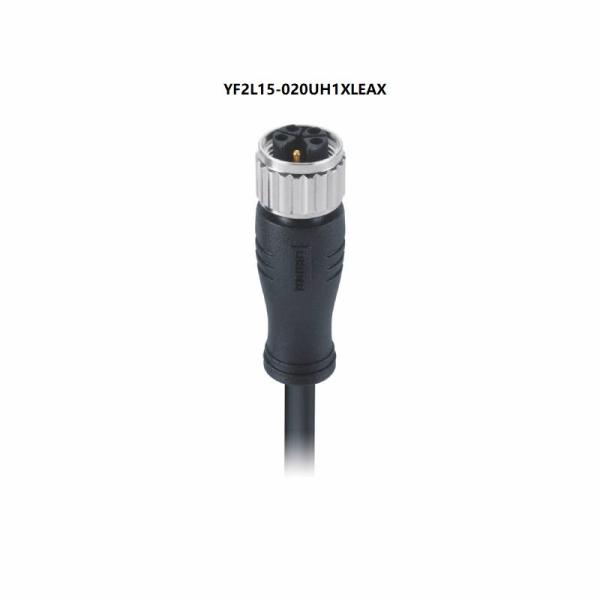 Crimping Termination 2M Sensor Actuator Cable M12 L Code 5 Pin Female Connector