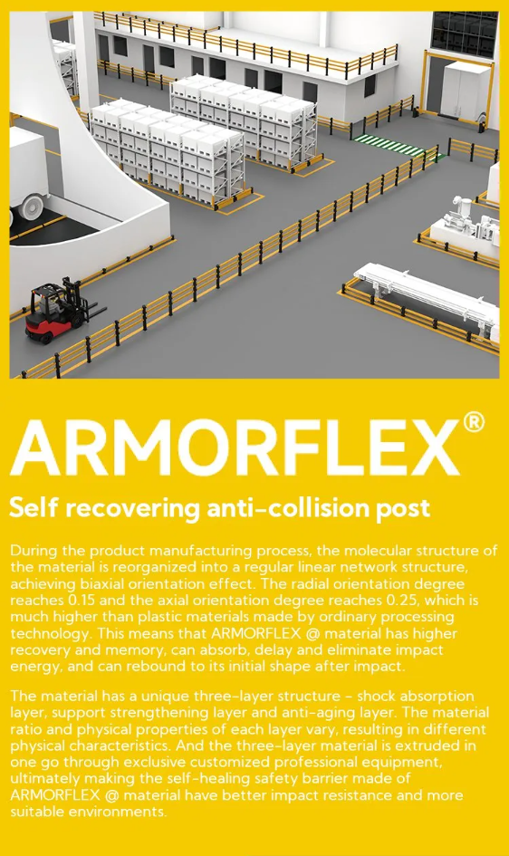 Rack End Protector Flexible Safety Barrier Impact Absorbing Safety Barrier
