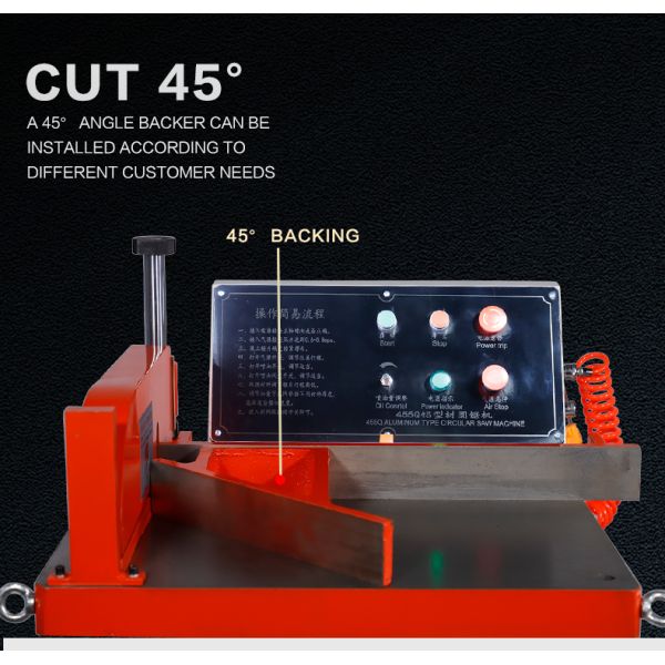 XS-455AL Aluminum Cutting Machine Aluminium Profile PVC Pipe Cutting Machine