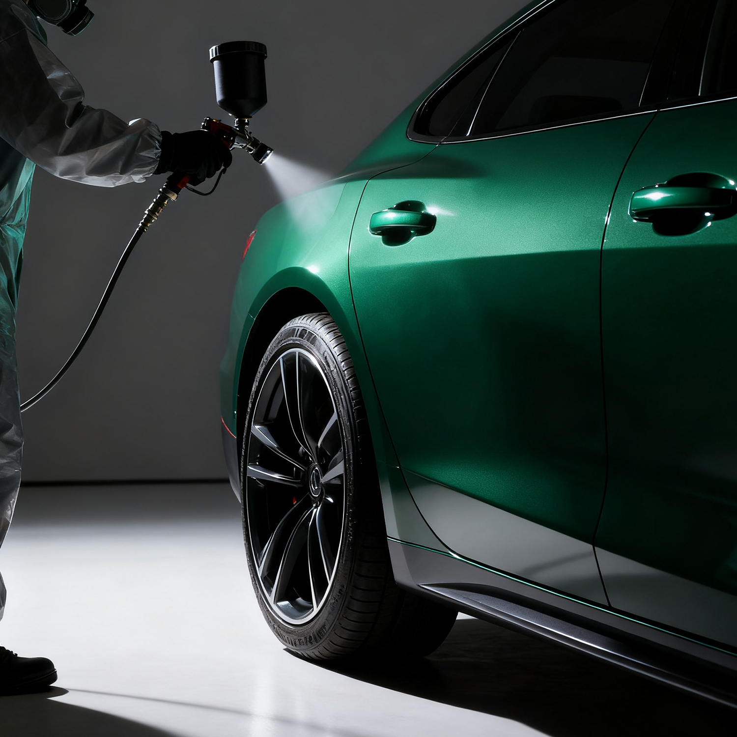 Car Repair Paint 117 Yellow Green 1L Acrylic Industrial Weatherproof Yatu Standard Custom 7-14 Days