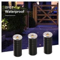 DC 24V Mini LED Step Light Enterred Underground Dimmable LED Deck Lights IP67