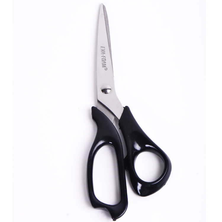 reliable quality carbon steel black student office scissors