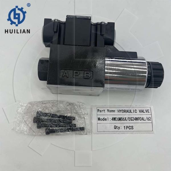 Construction Machine Part 4WE6J6X-EG24N9DAL 4WE6MB6X-EG24N9DAL-62 Hydraulic Valve Directional Spool Valve Solenoid Valve